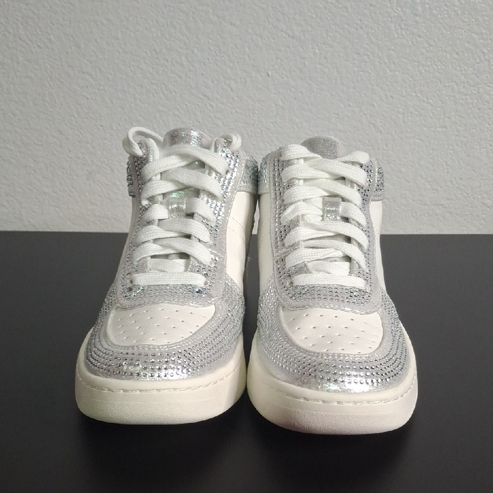 Wild Pair Silver and White Women's Sneakers